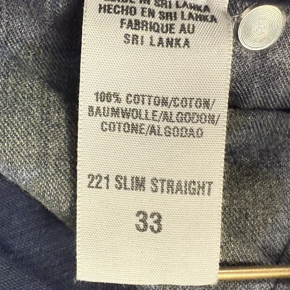 Lucky Brand Mens 221 Slim Straight Corduroy Shorts Navy Blue‎ Size 33